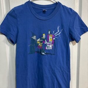 American Apparel Royal Blue Crew Neck Pinball Wizard Small Tee​